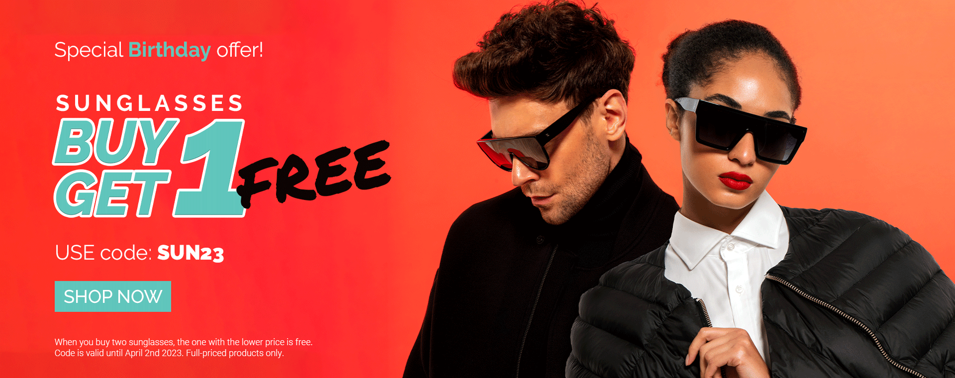 Buy 1 get 1 Free Sunglasses