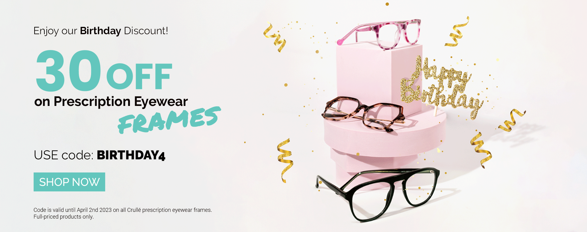 Birthday 30 % off