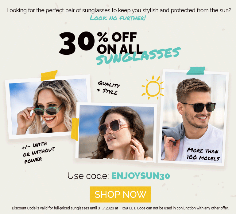 Sunglasses discount