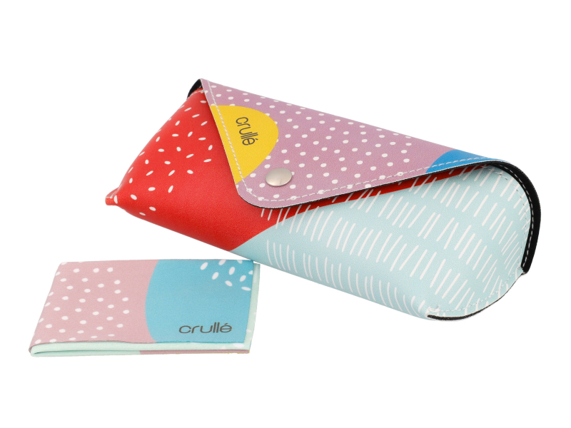 Glasses case Crullé with cleaning cloth - Dreamy Balloons 