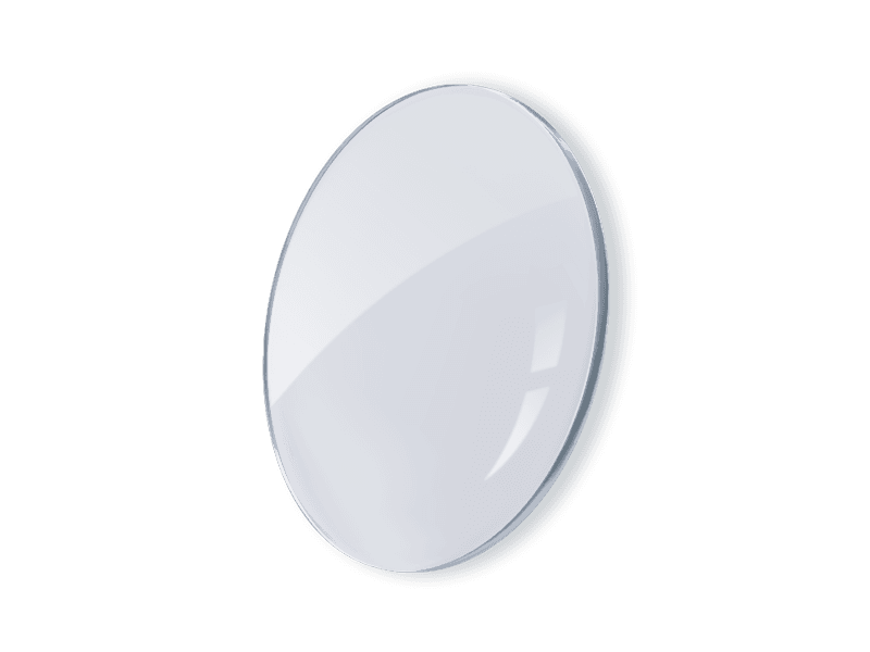 Glass lens Standard Bifocal (transparent) - Illustration photo