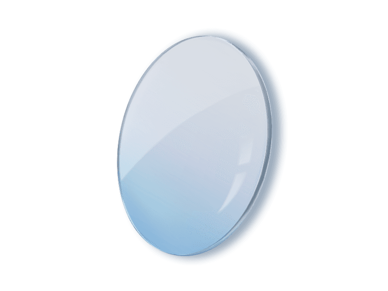 Eyeglasses lens Basic Blueblocker Progressive - Illustration photo