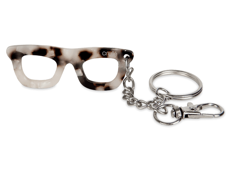 Keychain Crullé - black and white 